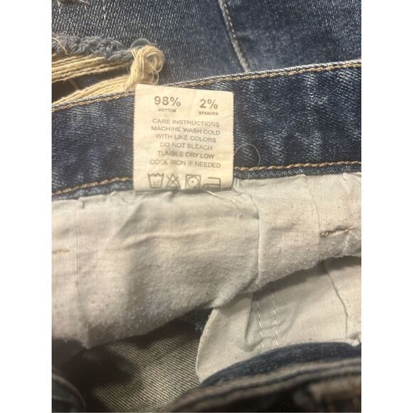 Smoke Rise Jeans Mens 42x32 Paint Splattered Distressed Grunge Y2K 90's Hip Hop - Picture 6 of 10